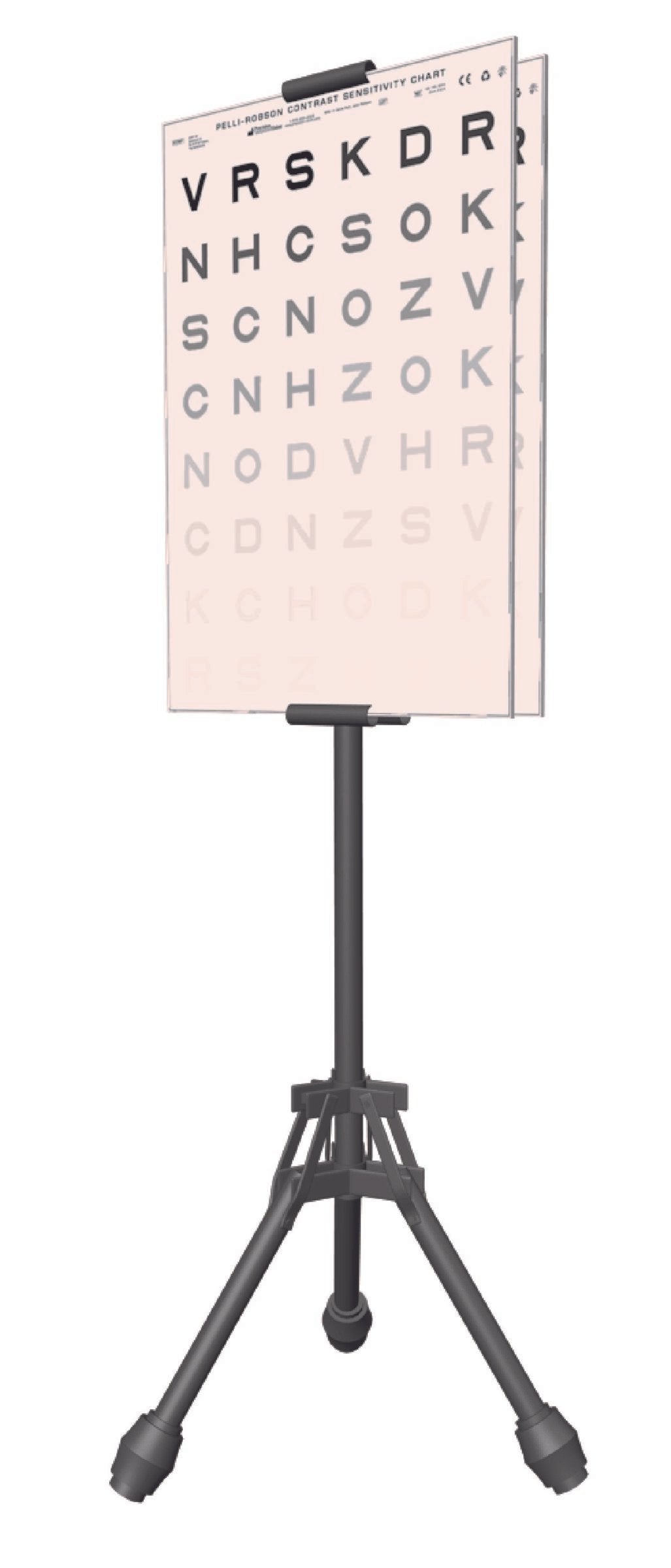 Easel for Pelli Robson Charts