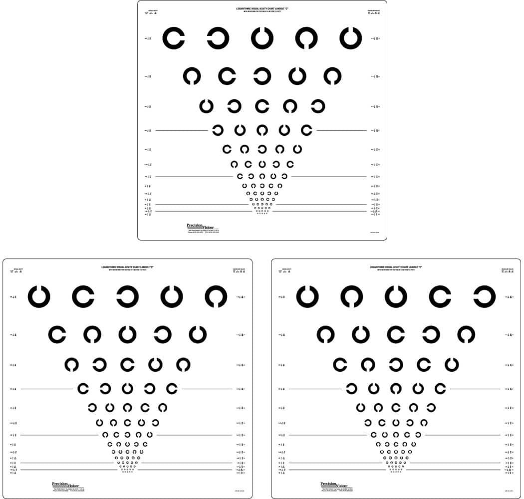 ETDRS® Chart Set (3 Charts)