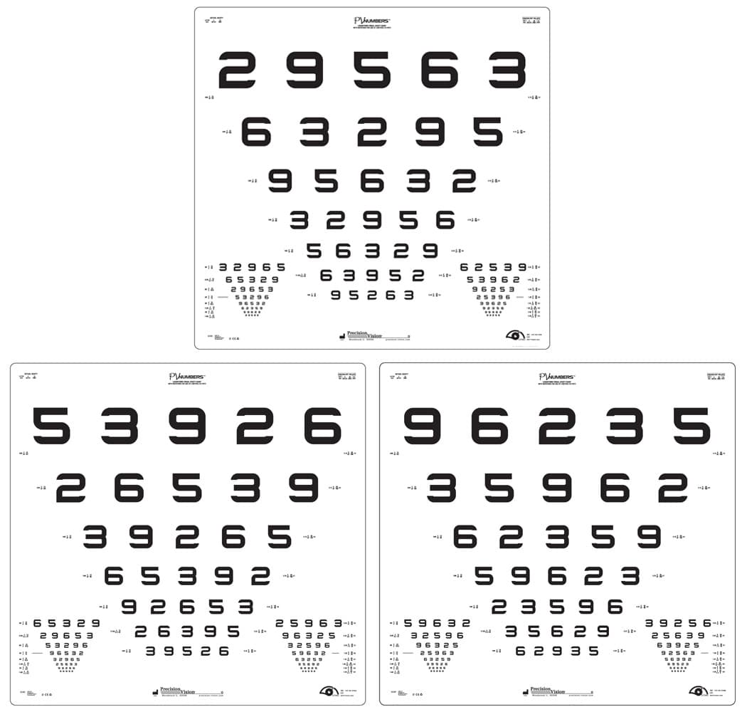 ETDRS® Chart Set (3 Charts)
