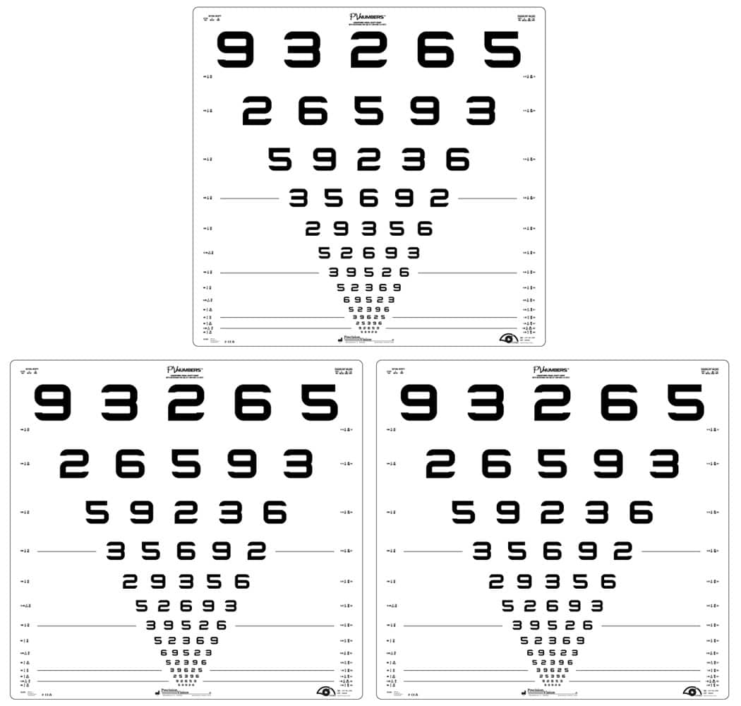 ETDRS® Chart Set (3 Charts)