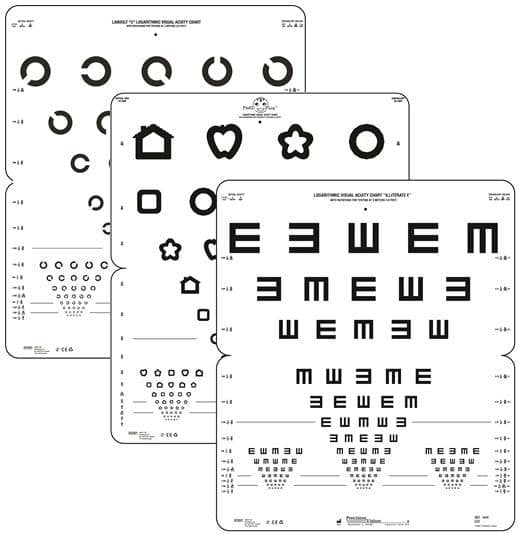 3 Meter 2 Sided ETDRS® Folding Chart