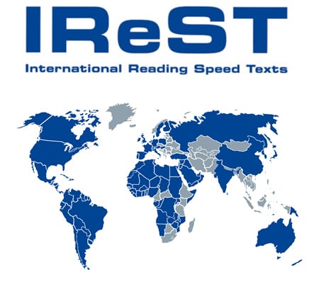 Reading Charts: International Reading Speed Texts (IReST) - Precision Vision
