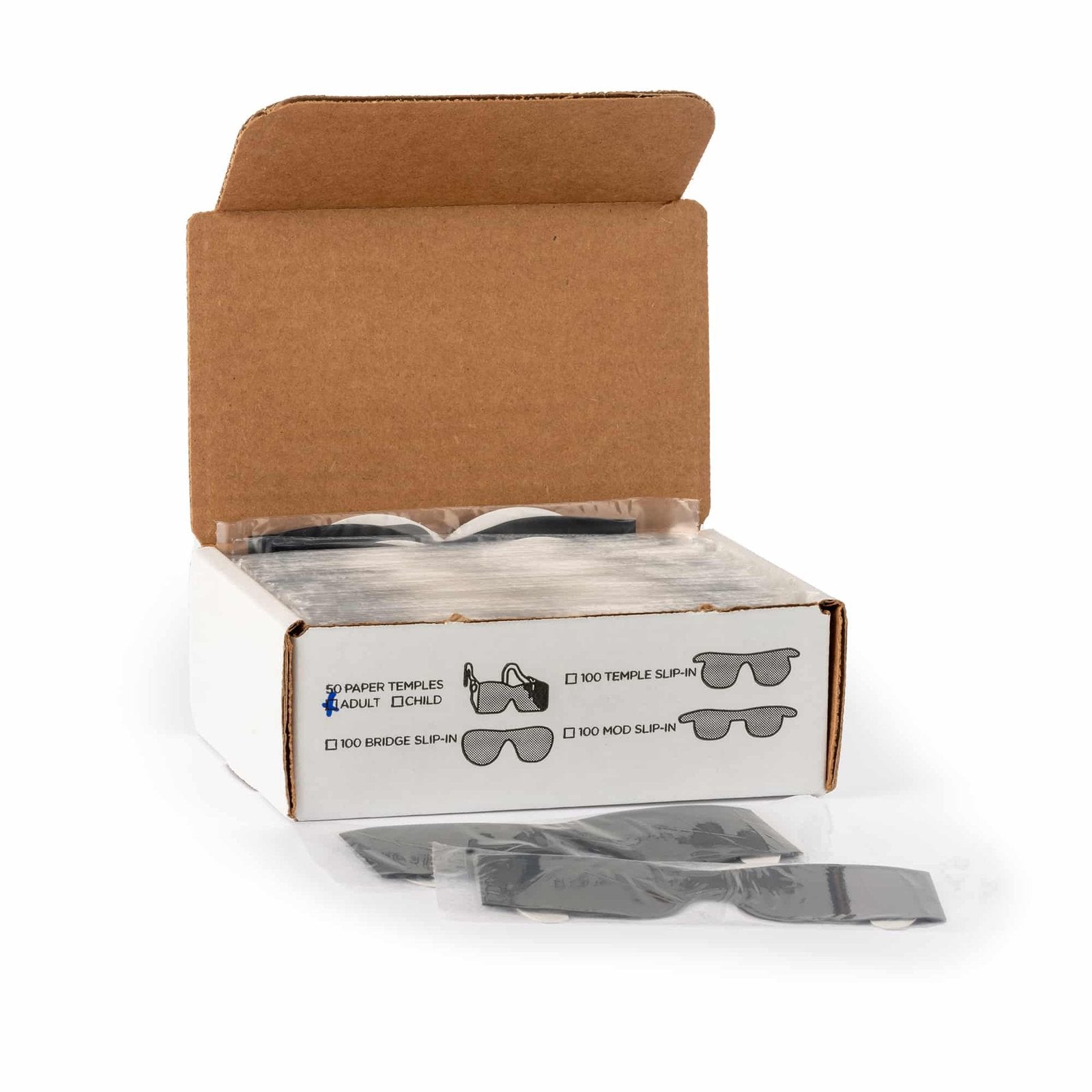 Mydriatic Glasses with Temples 50/Box