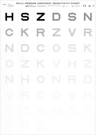 Pelli-Robson Contrast Sensitivity Chart