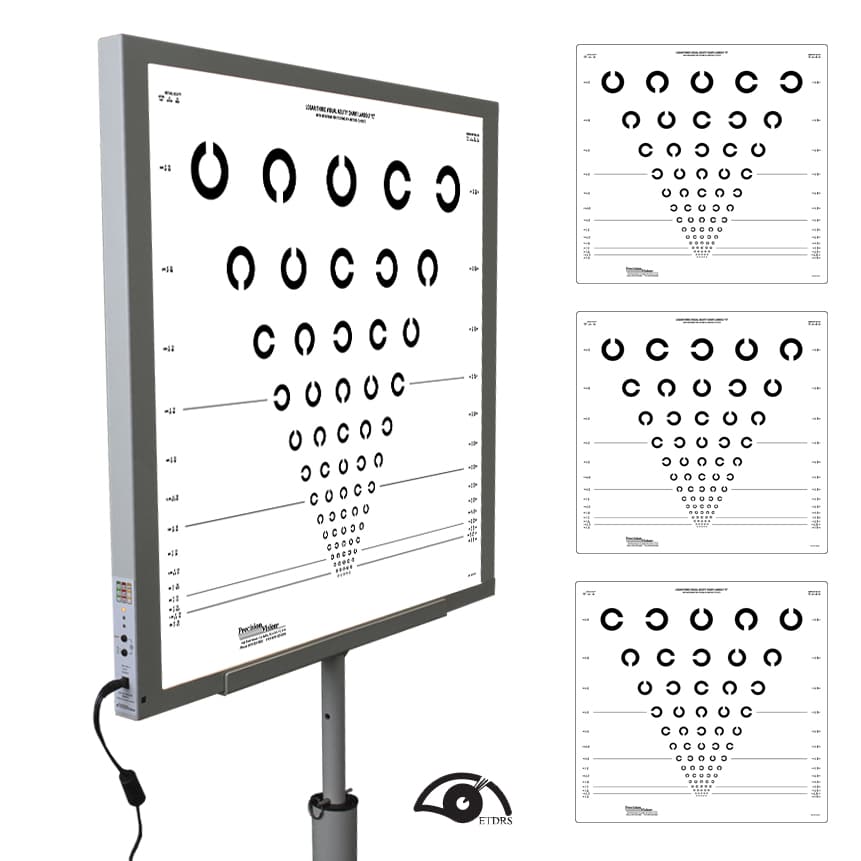 ETDRS Clinical Trial Kit — Landolt C — LED-200 (CTK-2425LED2-2200B4)