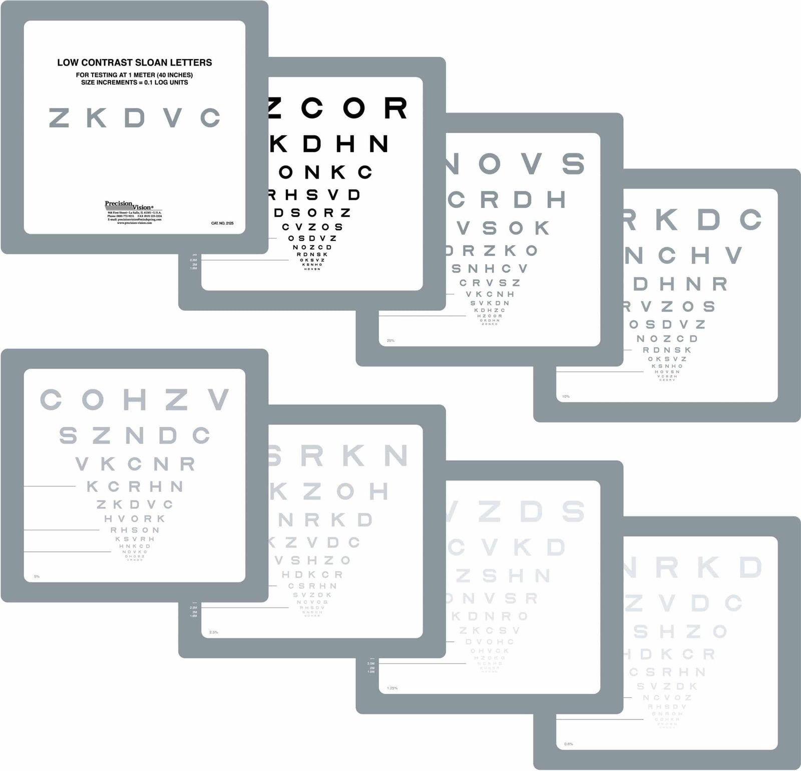 Low Contrast Visual Acuity Book