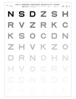 Pelli-Robson Contrast Sensitivity Chart