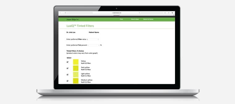 LuxIQ/2™ Tint and Light Exam System